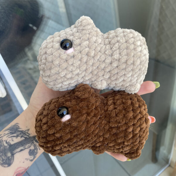 Capivara Amigurumi de Pelúcia