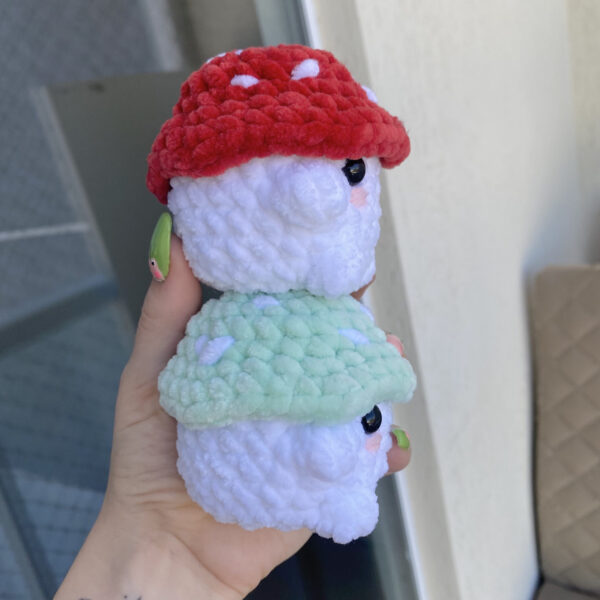 Mush Boy Cogumelo Amigurumi de Pelúcia - Image 2