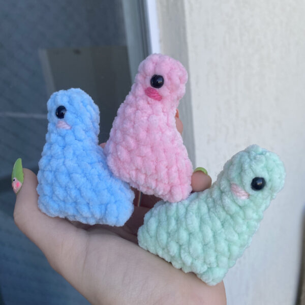 Mini Brontossauro Amigurumi de Pelúcia