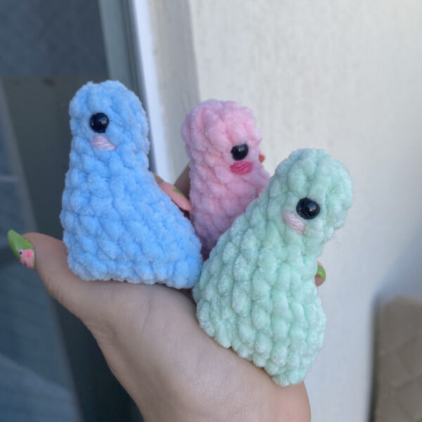 Mini Brontossauro Amigurumi de Pelúcia - Image 2