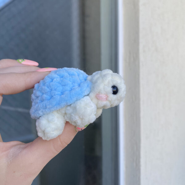 Mini Tartaruga Amigurumi de Pelúcia - Image 4