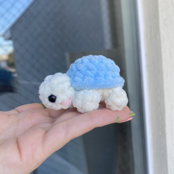 Mini Tartaruga Amigurumi de Pelúcia - Image 8