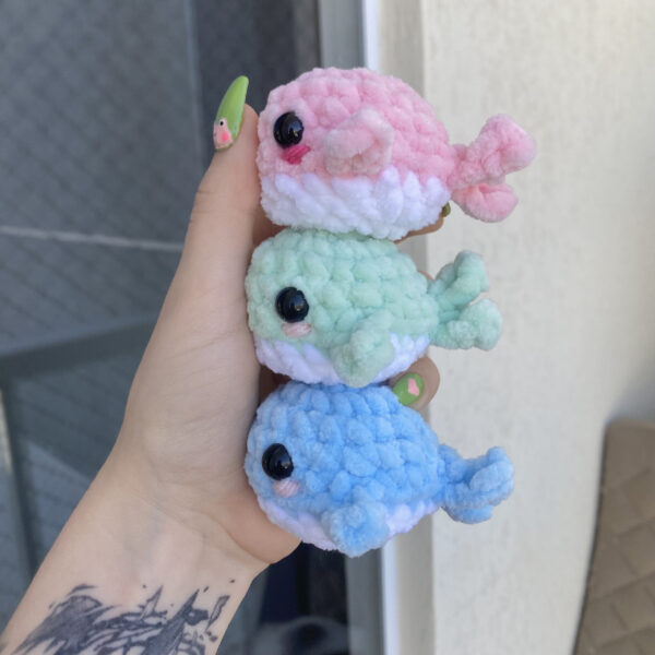 Baleia Amigurumi de Pelúcia