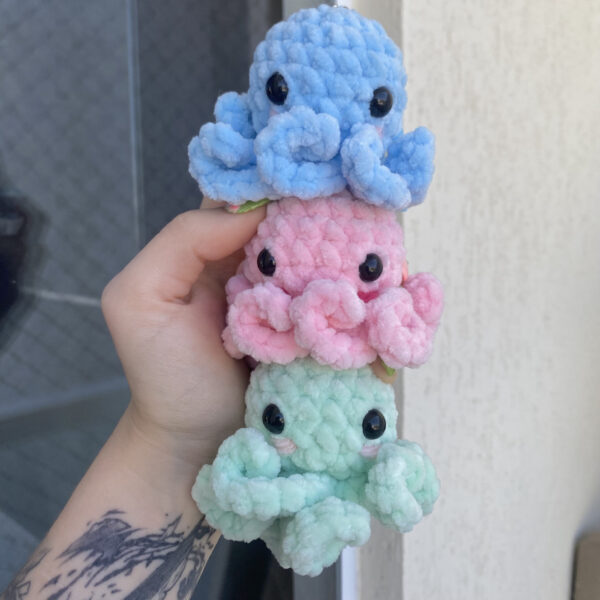 Polvo Amigurumi de Pelúcia - Image 2