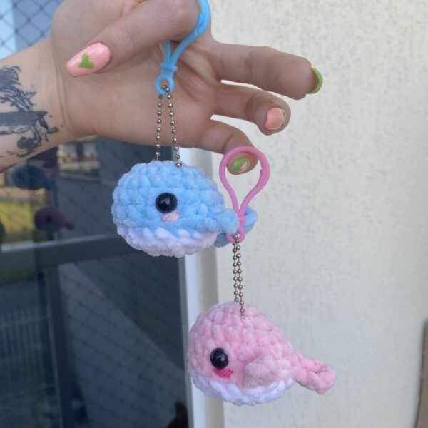 Pacote Casal Baleia Amigurumi de Pelúcia - Image 2