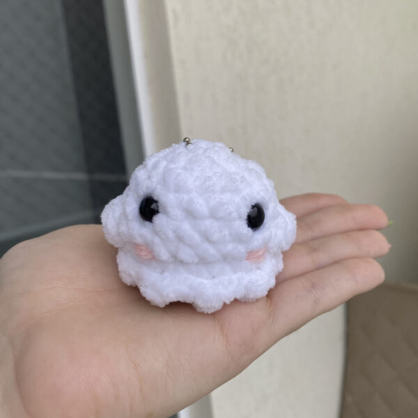 Fantasminha Amigurumi de Pelúcia