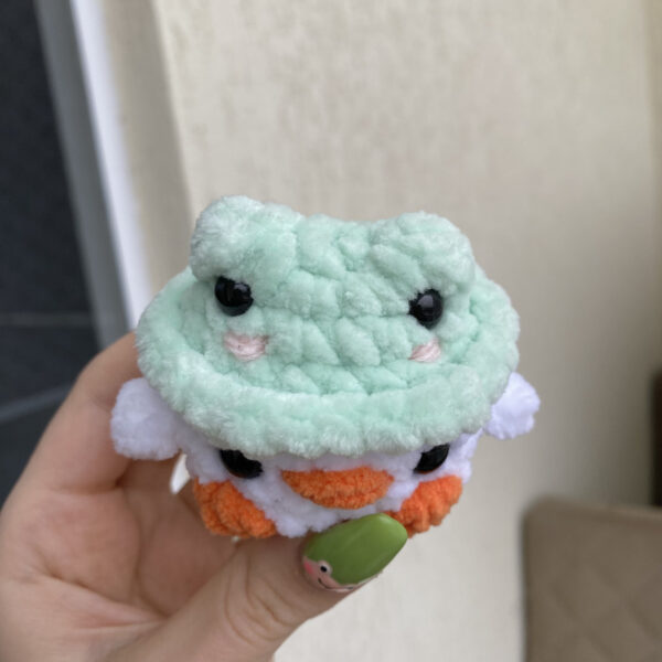 Patinho com Chapéu de Sapo Amigurumi de Pelúcia - Image 6