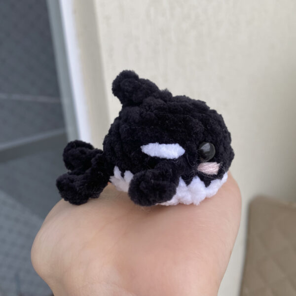 Orca Amigurumi de Pelúcia