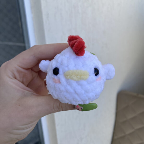 Mini Galinho Amigurumi de Pelúcia - Image 4