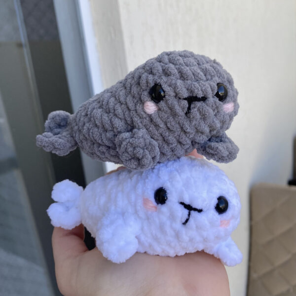 Foquinha Amigurumi de Pelúcia