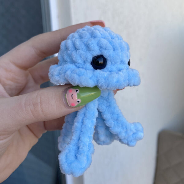 Mini Água-viva Amigurumi de Pelúcia - Image 5