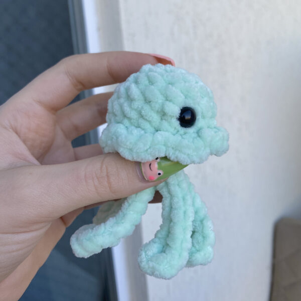 Mini Água-viva Amigurumi de Pelúcia - Image 7