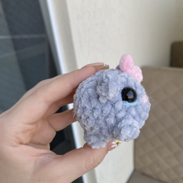 Sad Hamster Amigurumi de Pelúcia - Image 5