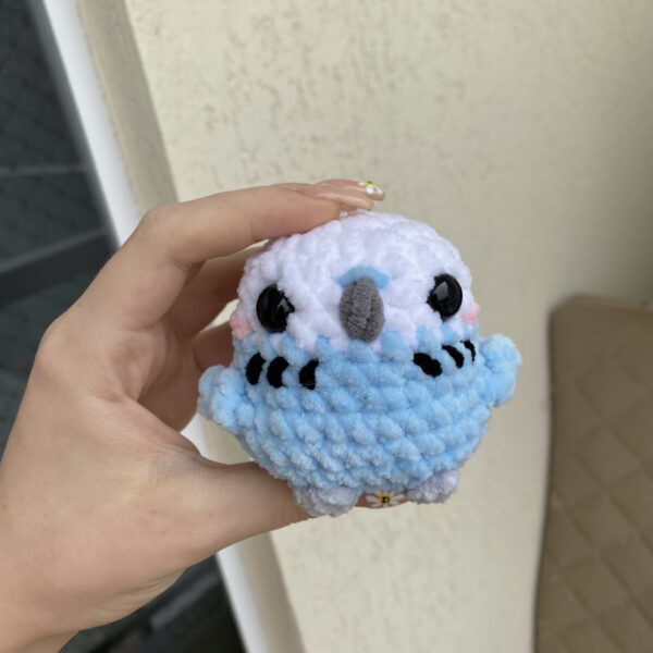 Periquito Amigurumi de Pelúcia