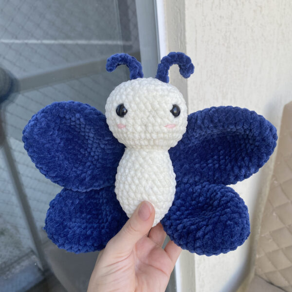 Borboleta Amigurumi de Pelúcia