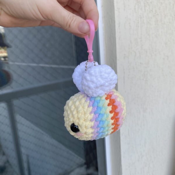 Abelha Arco-íris Amigurumi de Pelúcia - Image 4