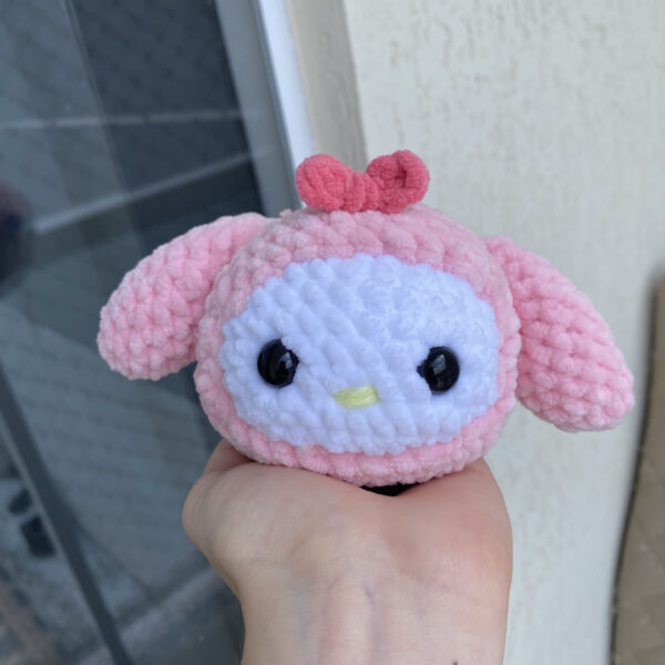 My Melody Amigurumi de Pelúcia