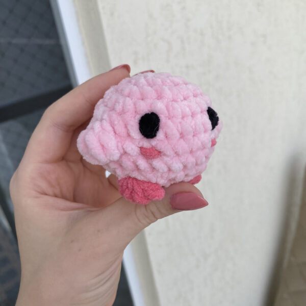 Mini Kirby Amigurumi de Pelúcia