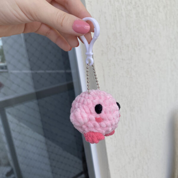 Mini Kirby Amigurumi de Pelúcia - Image 5